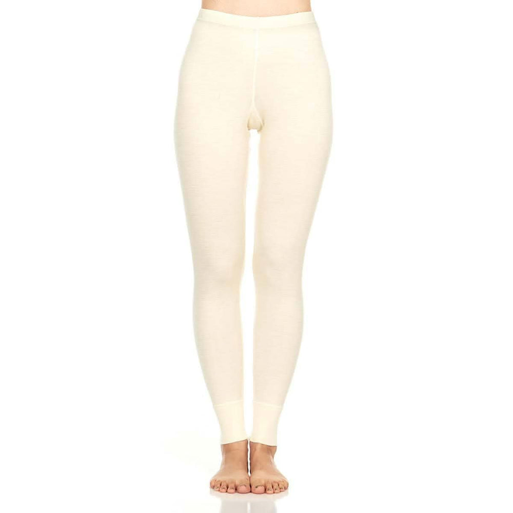 Midweight Women's Wool Bottom Thermal Base Layer - 100% Merino Wool