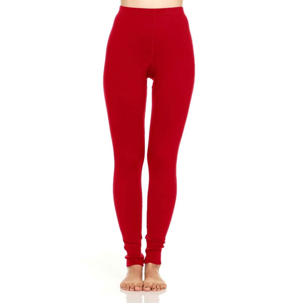 Midweight Women's Wool Bottom Thermal Base Layer - 100% Merino Wool