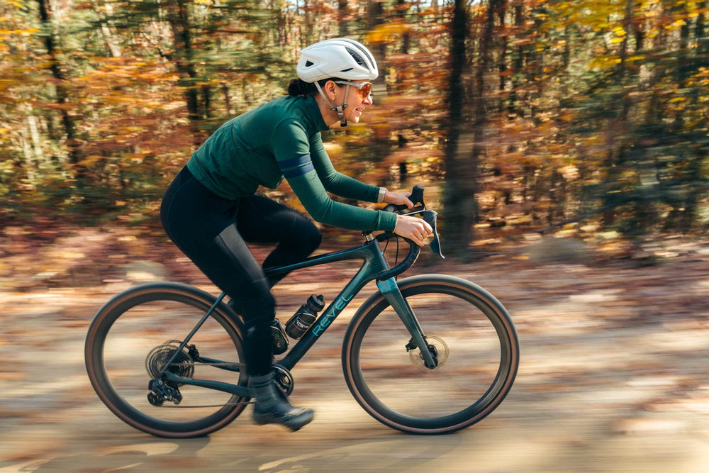 Every-Season Long Sleeve Merino Wool Cycling Jersey - Pine