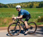 Summer Wool Short Sleeve Cycling Jersey - Faded Blue