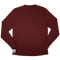Every-Season Long Sleeve Merino Wool Pocket Tee - Brick Red