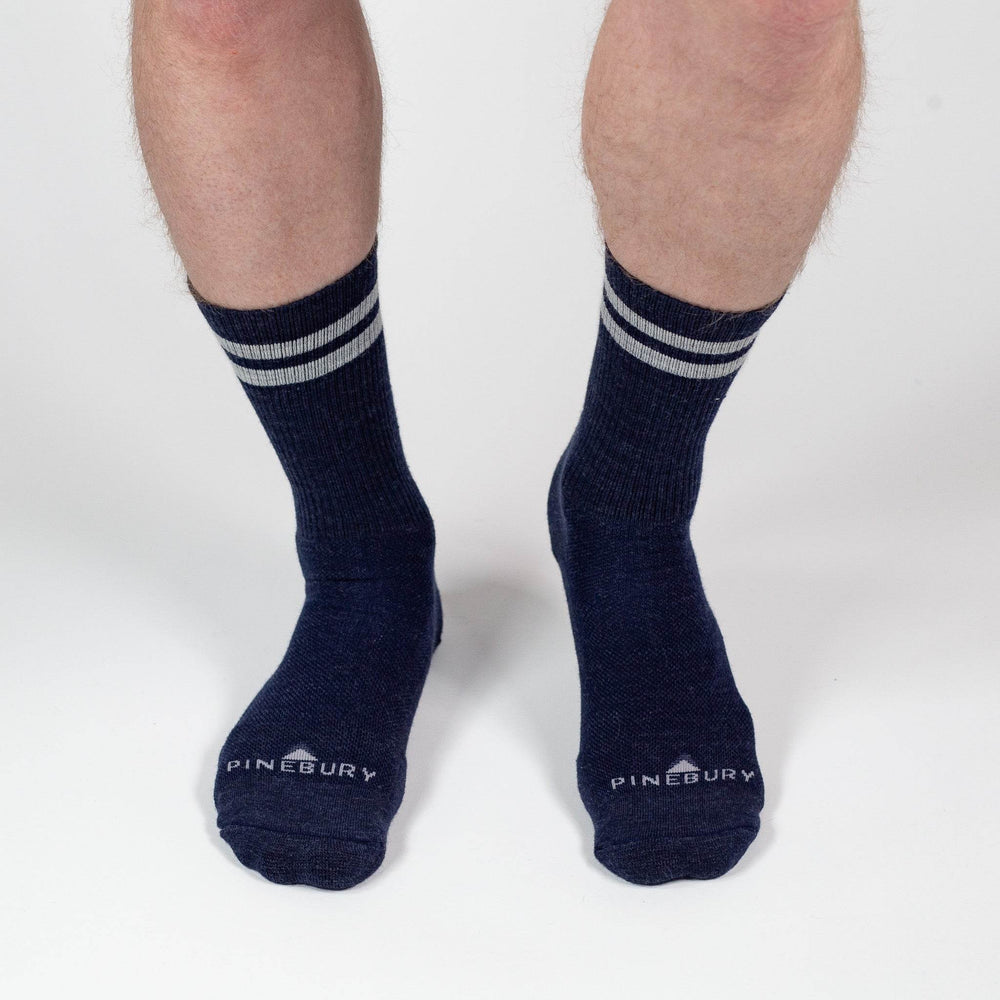 Merino Wool Trail Sock - Navy