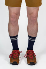 Merino Wool Trail Sock - Navy