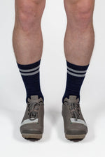 Merino Wool Trail Sock - Navy