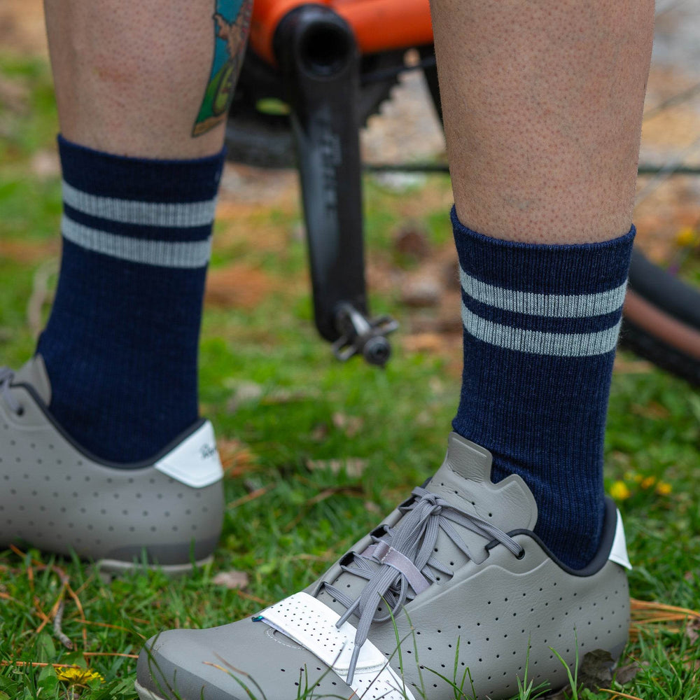 Merino Wool Trail Sock - Navy