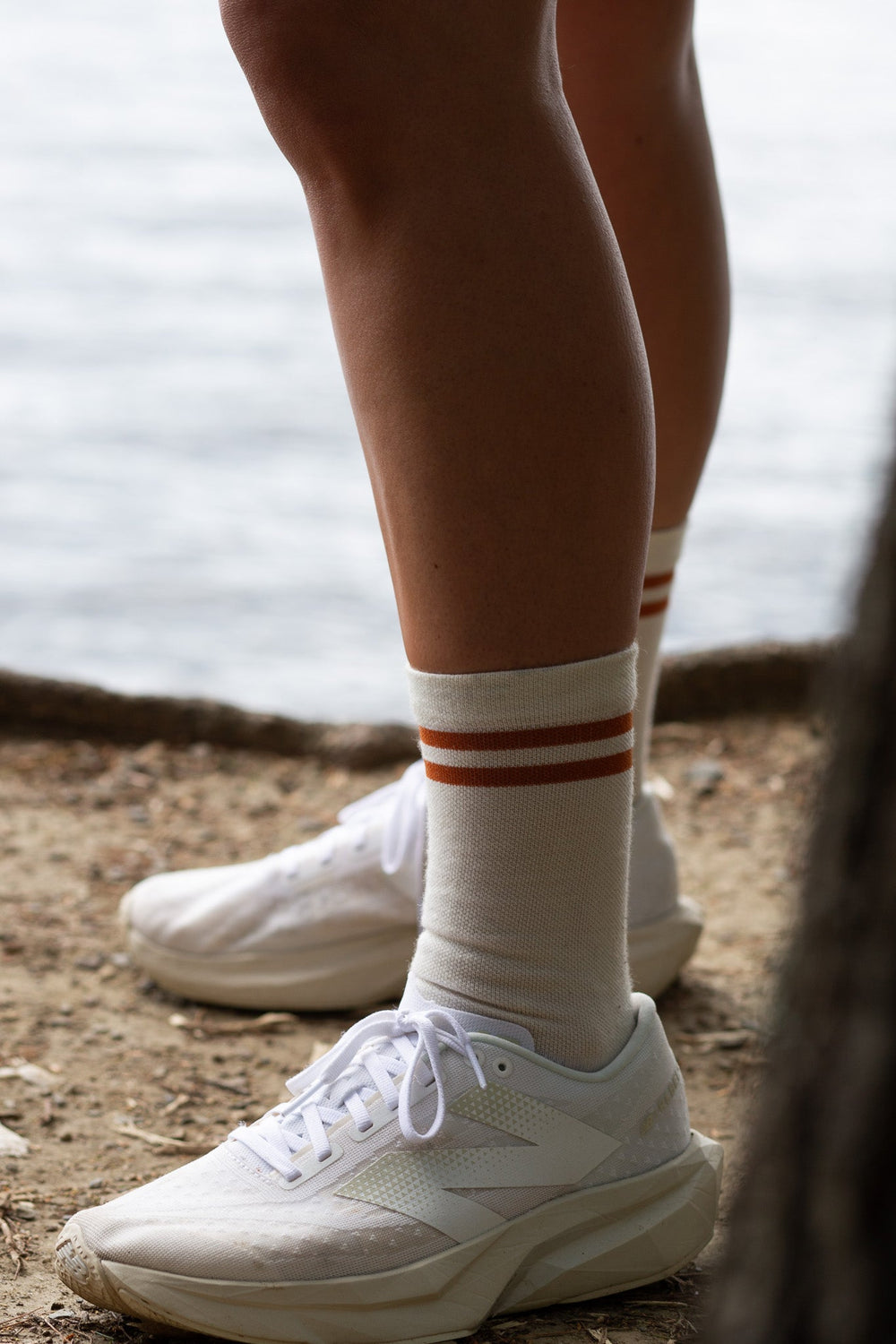 Summer Merino Wool 6" Sock  - Natural