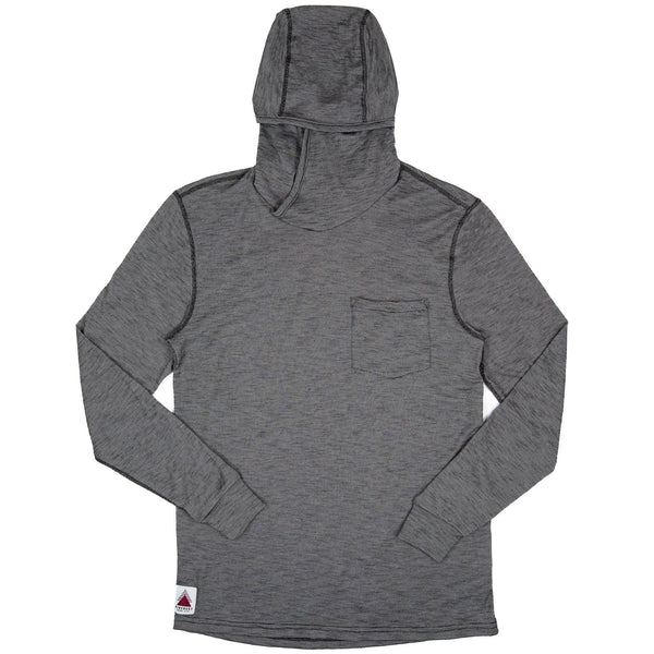 Summer Wool Hoodie Sun Shirt - Gray Stone