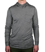 Summer Wool Hoodie Sun Shirt - Gray Stone