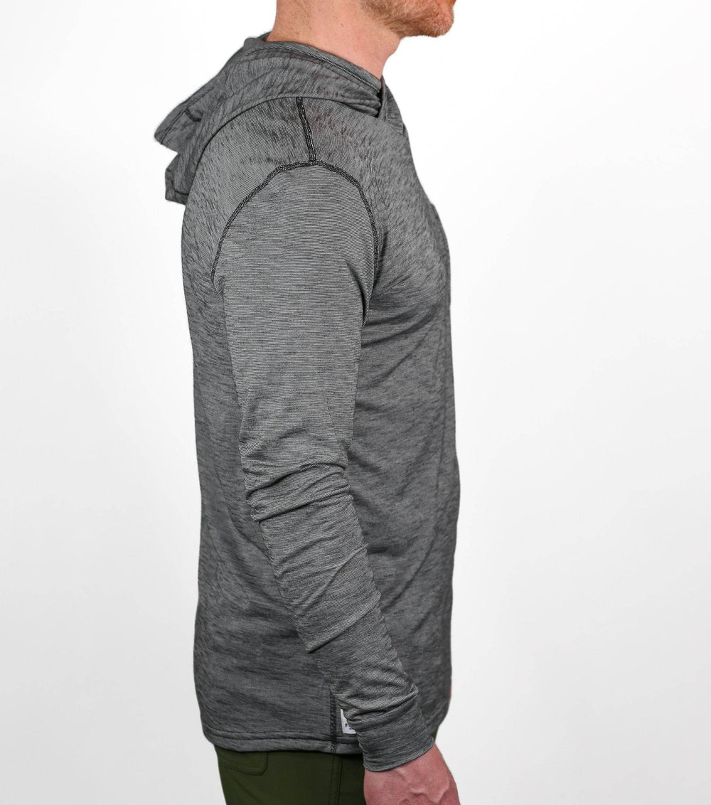 Summer Wool Hoodie Sun Shirt - Gray Stone