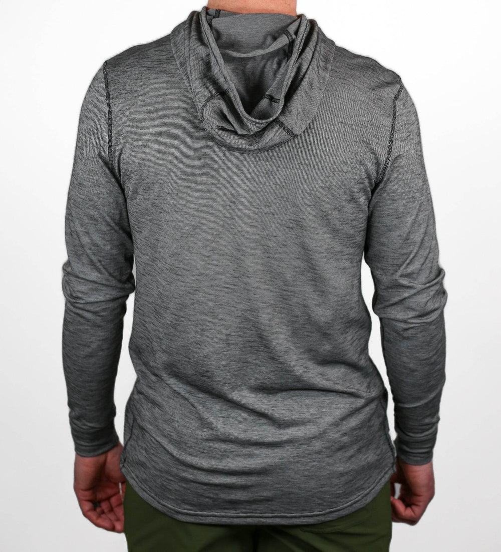 Summer Wool Hoodie Sun Shirt - Gray Stone