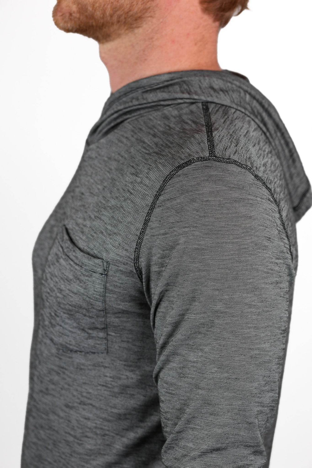 Summer Wool Hoodie Sun Shirt - Gray Stone