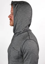 Summer Wool Hoodie Sun Shirt - Gray Stone