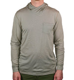 Summer Wool Hoodie Sun Shirt - Khaki