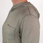 Summer Wool Hoodie Sun Shirt - Khaki