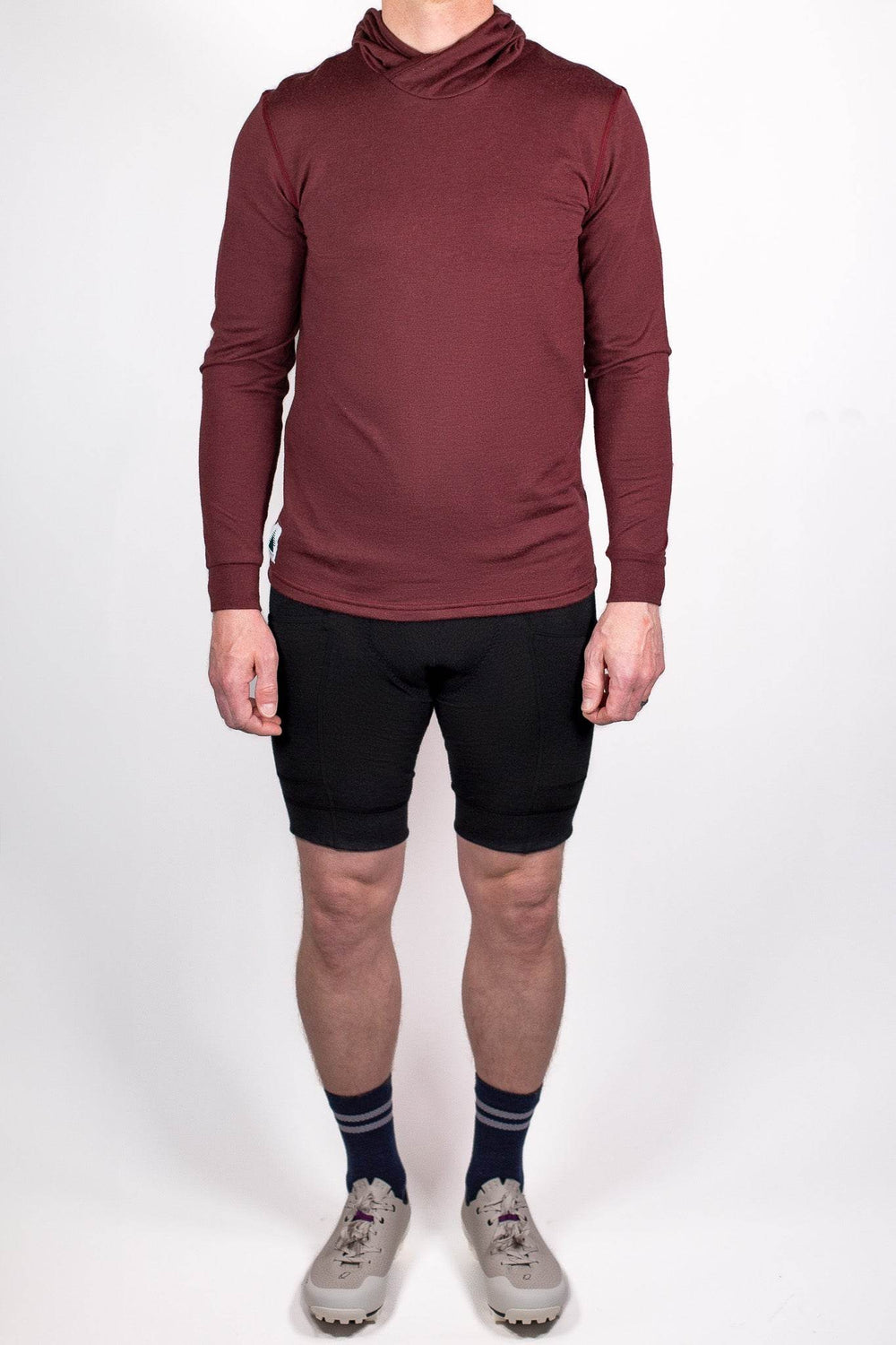 The Merino Wool Cargo Bib Shorts - Black