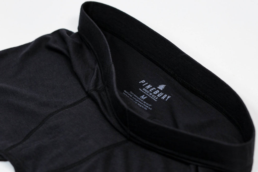 Merino Wool Boxer Brief - Black