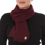 Merino Wool Knit Scarf | 100% Merino Wool
