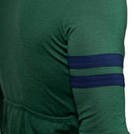 Every-Season Long Sleeve Merino Wool Cycling Jersey - Pine