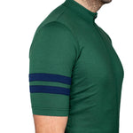 Every-Season Short Sleeve Merino Wool Cycling Jersey - Pine