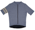 Summer Wool Short Sleeve Cycling Jersey - Steel Blue
