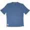 Summer Wool Short Sleeve Merino Wool Tee - Faded Blue