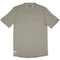 Summer Wool Short Sleeve Merino Wool Pocket Tee - Khaki