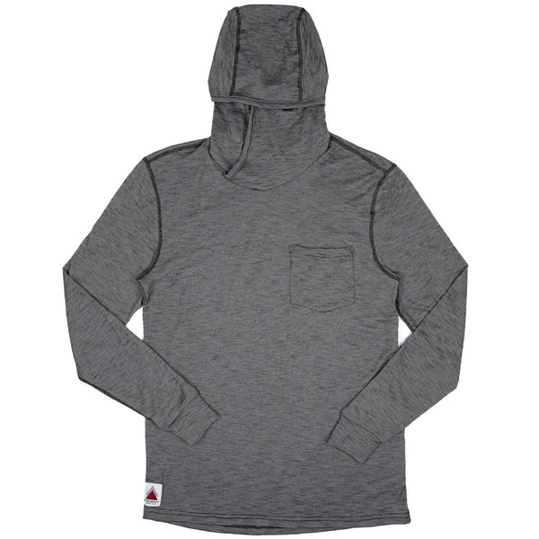 Summer Wool Hoodie Sun Shirt - Gray Stone
