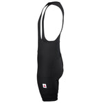 The Merino Wool Cargo Bib Shorts - Black