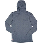 Summer Wool Hoodie Sun Shirt - Steel Blue