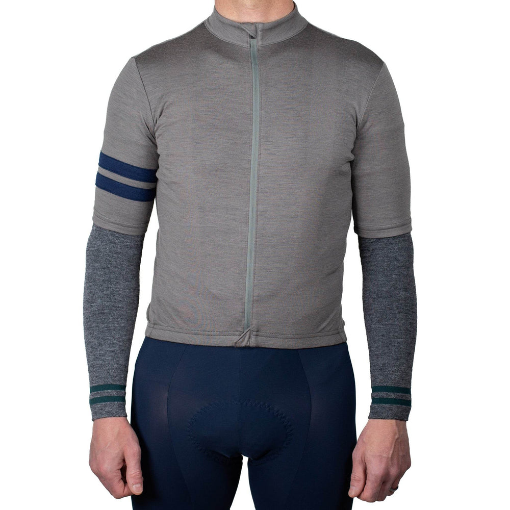 Signature Merino Wool Arm Warmers - Gray