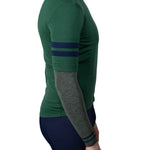 Every-Season Short Sleeve Merino Wool Cycling Jersey - Pine