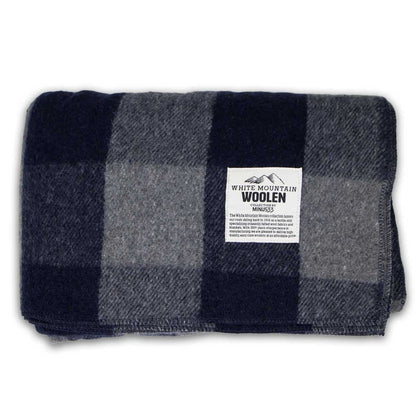 Wool Throw Blanket - White Mountain Woolen