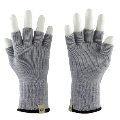 Lightweight Fingerless Wool Gloves