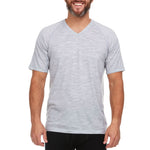 Men's Merino Wool V-Neck T-Shirt - Microweight
