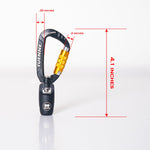 Customizable Boulder Hybrid Rope Dog Leash | Swiveling Carabiner | Tuenne