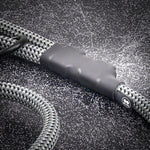Customizable Boulder Hybrid Rope Dog Leash | Swiveling Carabiner | Tuenne