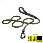 Customizable Rope Dog Leash – 2ft to 6ft | Auto-Locking | Tuenne