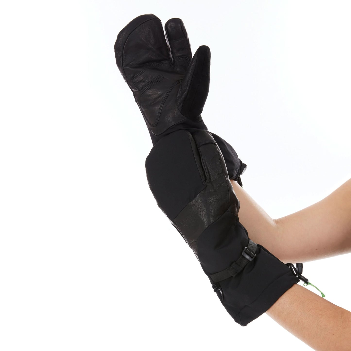 WoolTek Three Finger Waterproof Ski Gloves