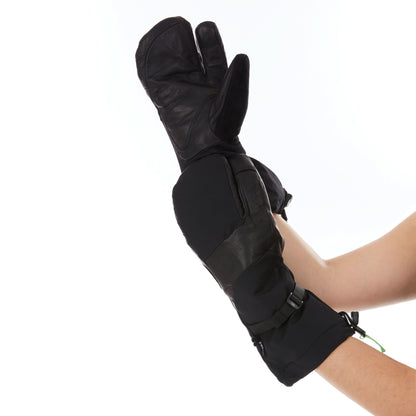 WoolTek Three Finger Waterproof Ski Gloves